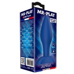 MR PLAY - PLUG ANALE CONICO IN SILICONE BLU L